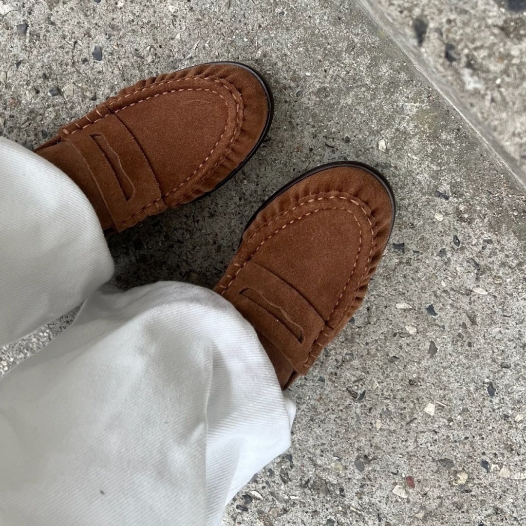COPENHAGEN SHOES PARIS AND ME S. Loafer 0242 DARK COGNAC
