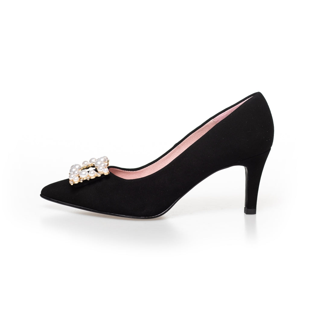 COPENHAGEN SHOES PEARLS AND DIAMONDS Stilettos 0001 BLACK