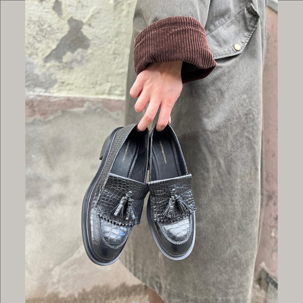 COPENHAGEN SHOES POWER WALK SHOE Loafer 2240 BLACK CR