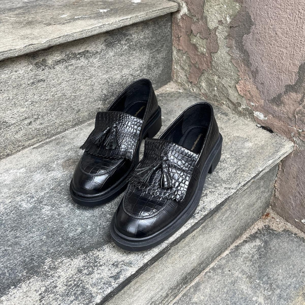 COPENHAGEN SHOES POWER WALK SHOE Loafer 2240 BLACK CR