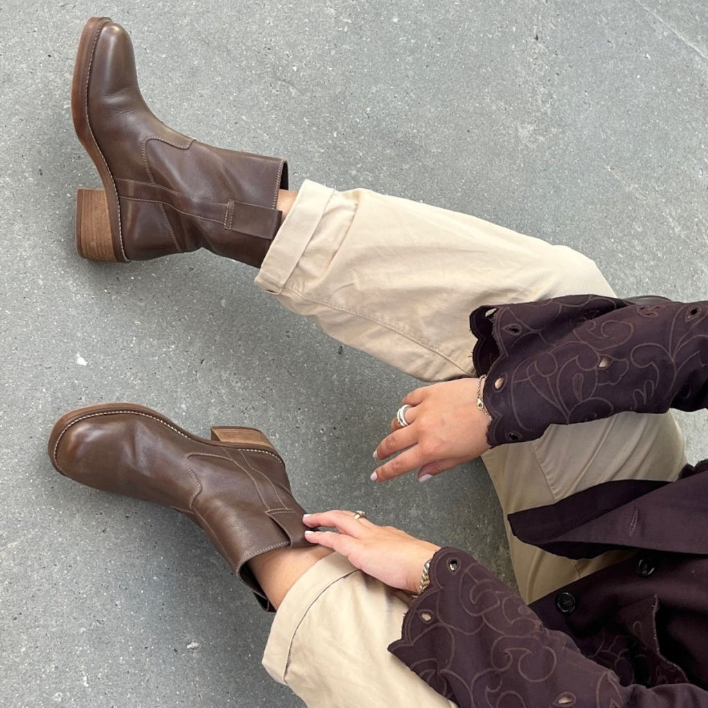 COPENHAGEN SHOES SAY MORE - BROWN/TAN Stiefel 0012 BROWN