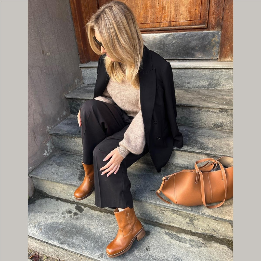 COPENHAGEN SHOES SAY MORE - BROWN/TAN Stiefel 125 TAN