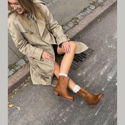 COPENHAGEN SHOES SAY MORE - BROWN/TAN Stiefel 125 TAN