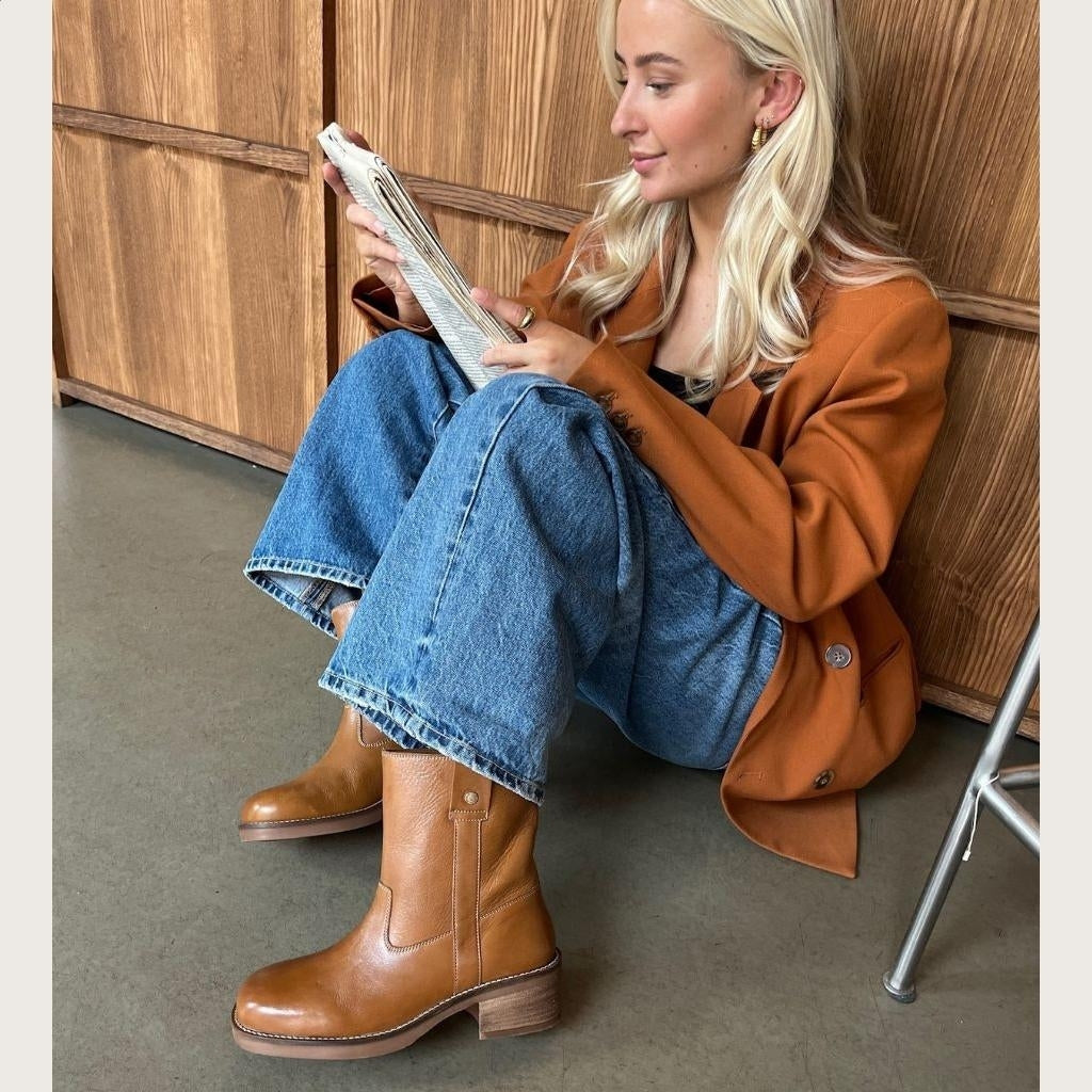 COPENHAGEN SHOES SAY MORE - BROWN/TAN Stiefel 125 TAN