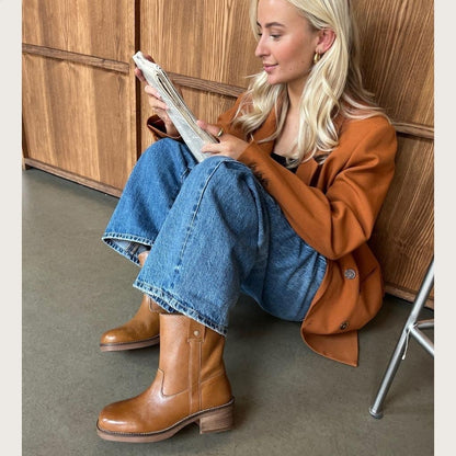 COPENHAGEN SHOES SAY MORE - BROWN/TAN Stiefel 125 TAN