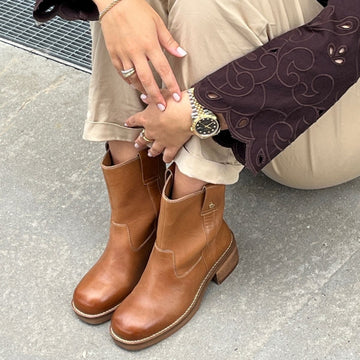 COPENHAGEN SHOES SAY MORE - BROWN/TAN Stiefel 125 TAN