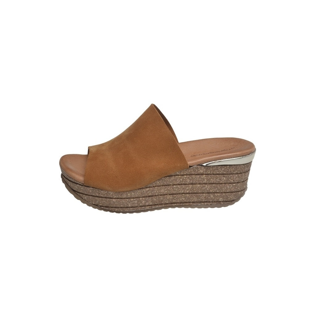 COPENHAGEN SHOES SISSEL Keilsandalen 112 Cognac