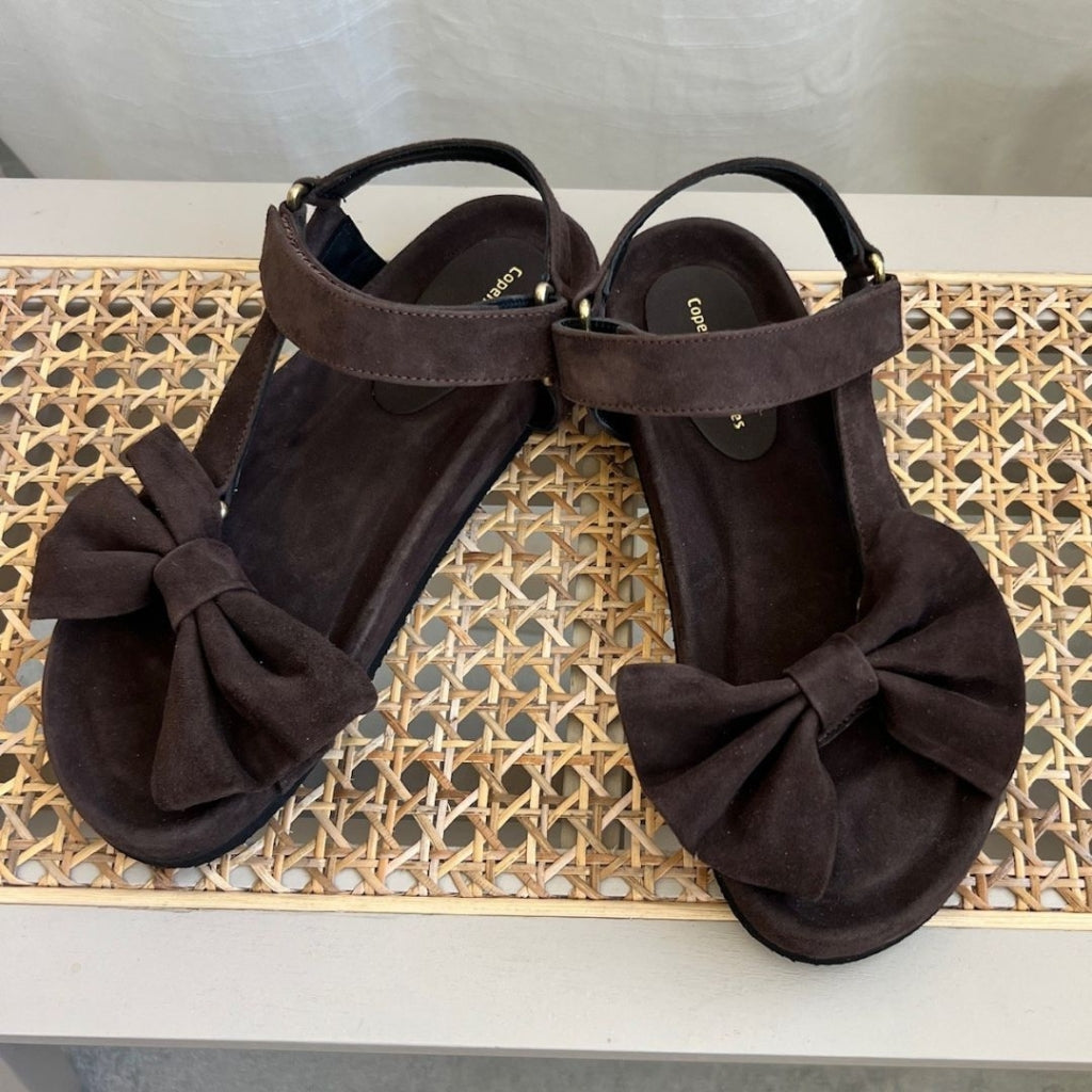 COPENHAGEN SHOES SKY AND DIAMONDS 24 SUEDE Sandalen 004 Dark brown
