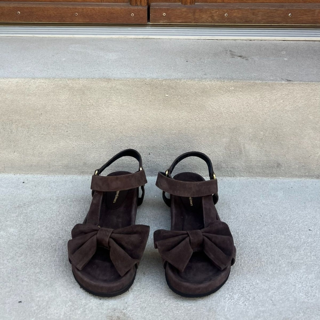 COPENHAGEN SHOES SKY AND DIAMONDS 24 SUEDE Sandalen 004 Dark brown