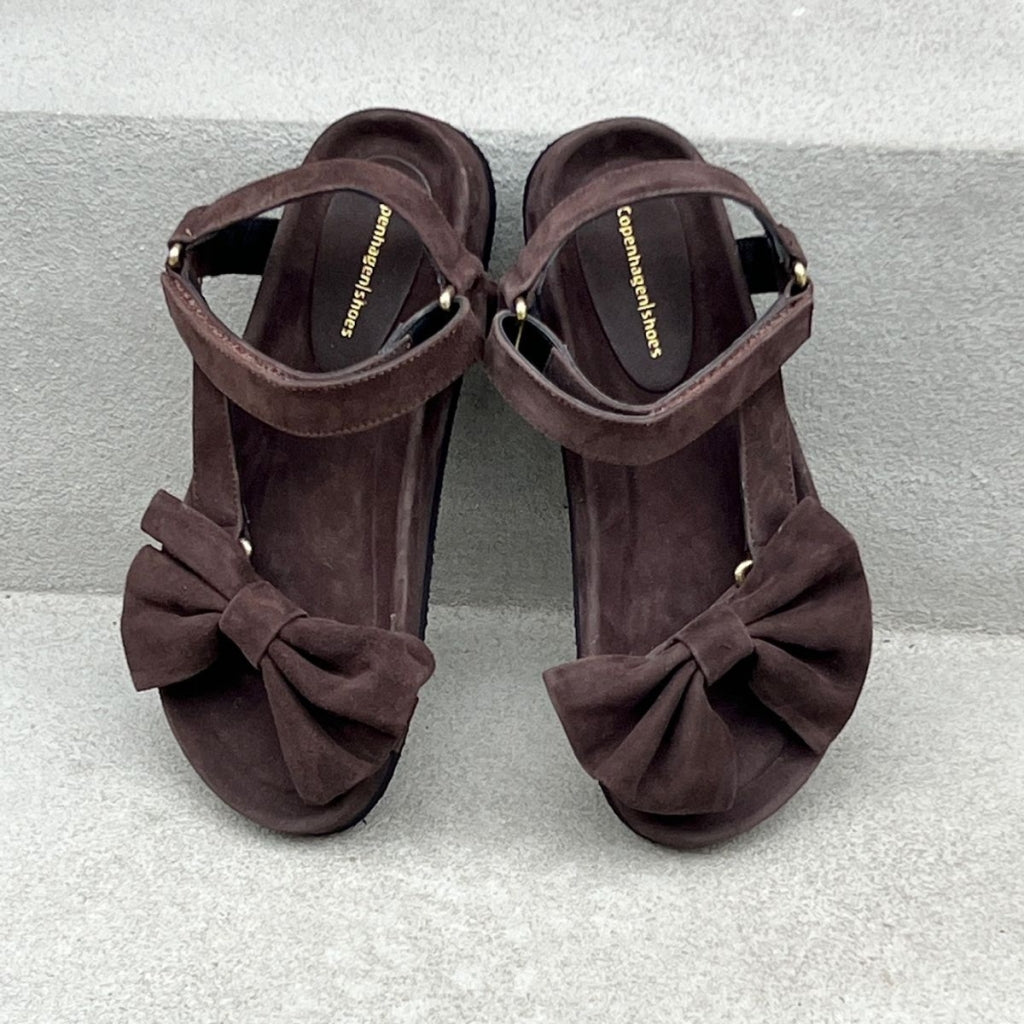 COPENHAGEN SHOES SKY AND DIAMONDS 24 SUEDE Sandalen 004 Dark brown