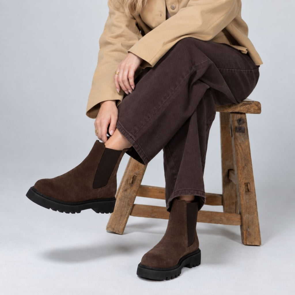 COPENHAGEN SHOES STEP IN S Stiefel 0018 DK BROWN