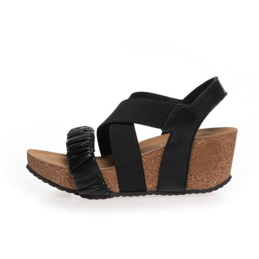 COPENHAGEN SHOES SUMMERLOVE Keilsandalen 0001 BLACK