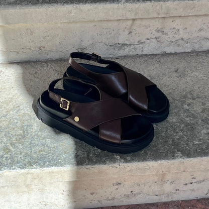 COPENHAGEN SHOES SUMMERTIME Sandalen 0018 DK BROWN
