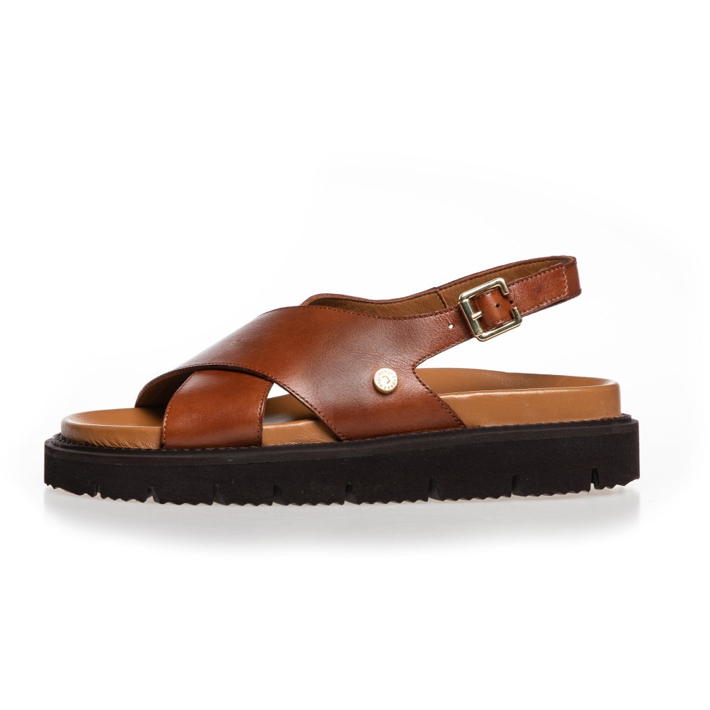 COPENHAGEN SHOES SUMMERTIME COGNAC Sandalen 0241 COGNAC
