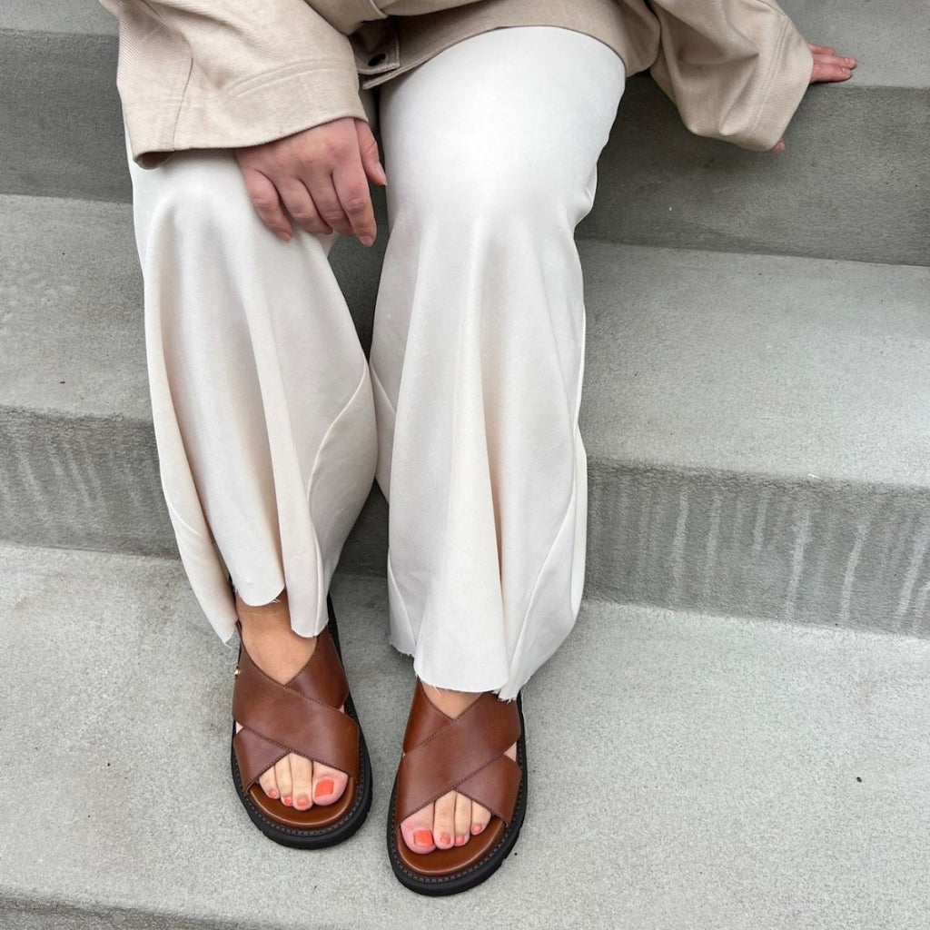 COPENHAGEN SHOES SUMMERTIME COGNAC Sandalen 0241 COGNAC