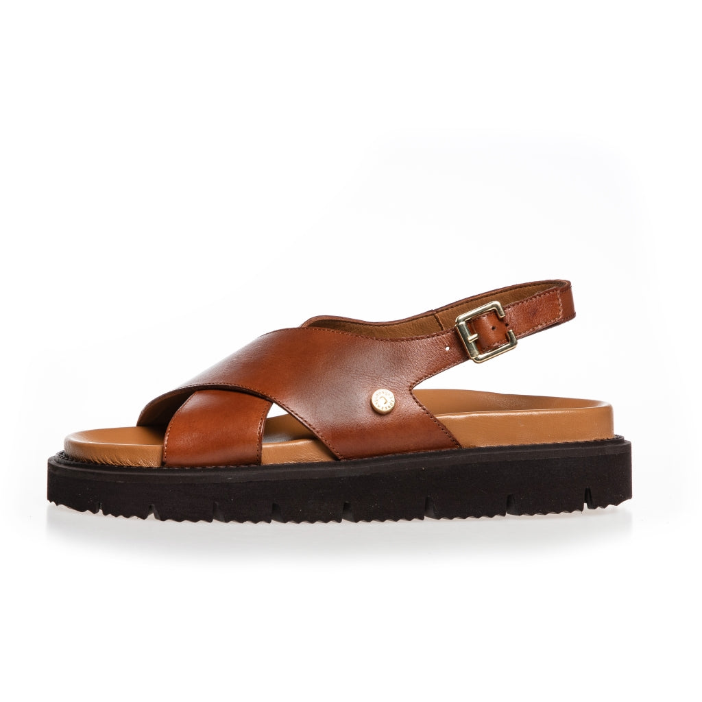 COPENHAGEN SHOES SUMMERTIME COGNAC Sandalen 0241 COGNAC
