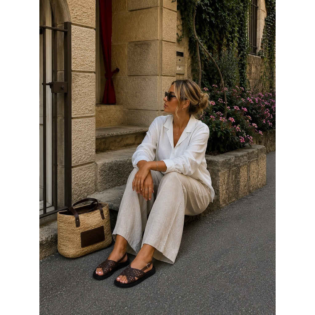 COPENHAGEN SHOES SUMMERTIME F. Sandalen 0018 DK BROWN