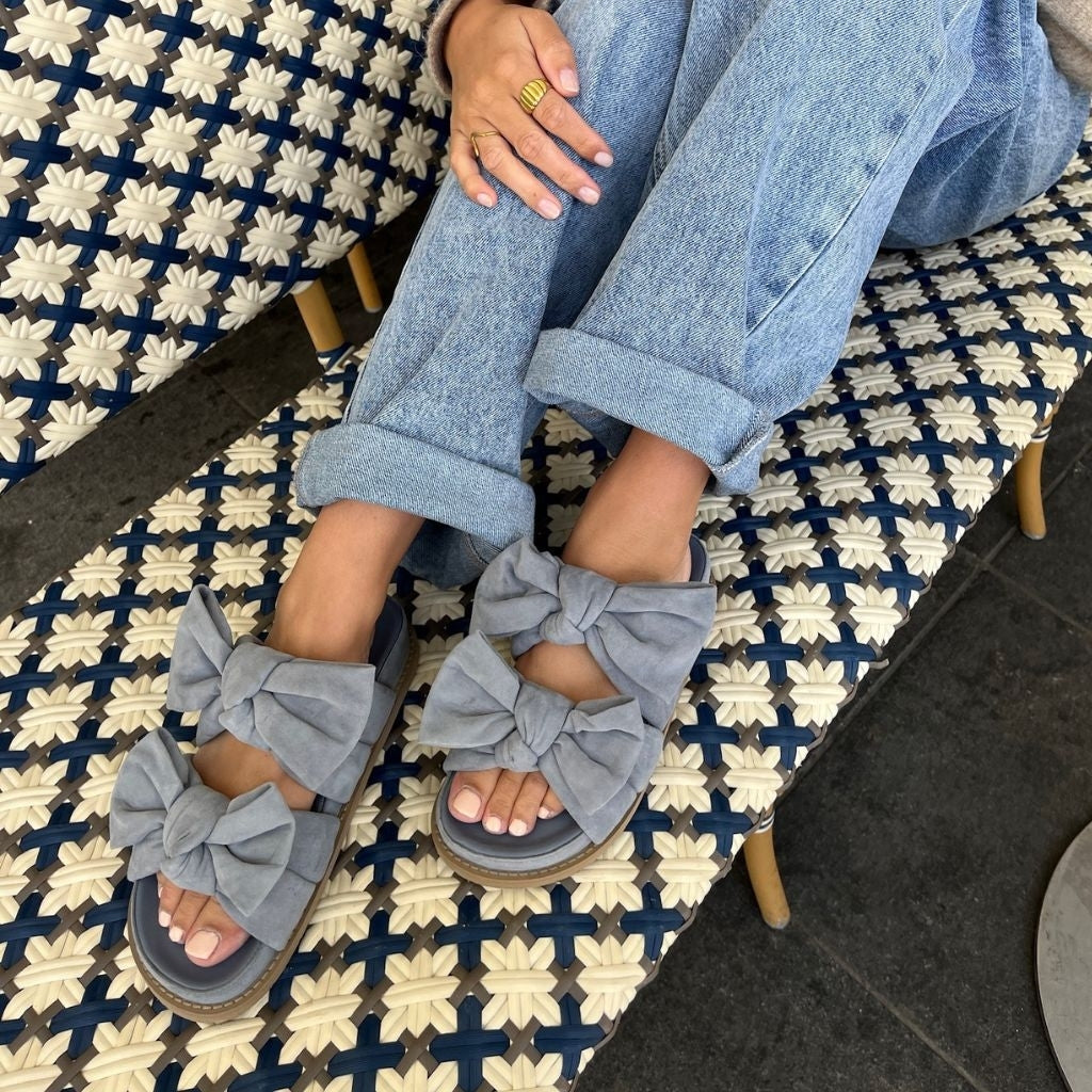 COPENHAGEN SHOES SUMMER DREAM SUEDE Slippers 0302 CLOUD