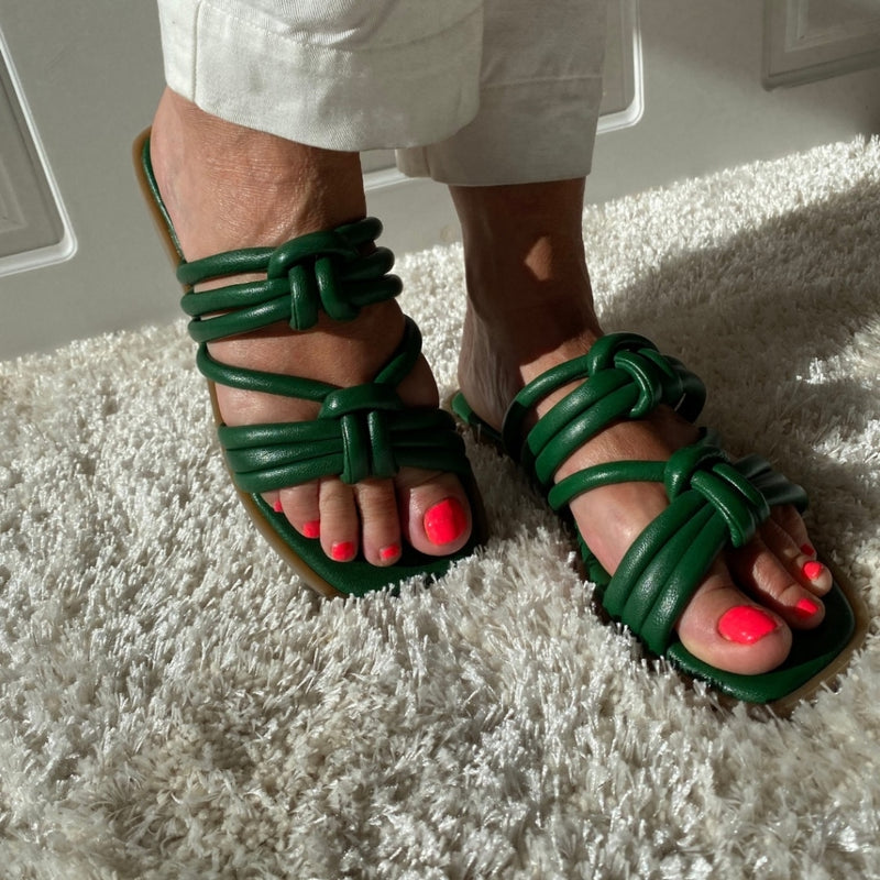 Copenhagen Shoes by Josefine Valentin SUMMER FIELDS Sandal 0027 GREEN