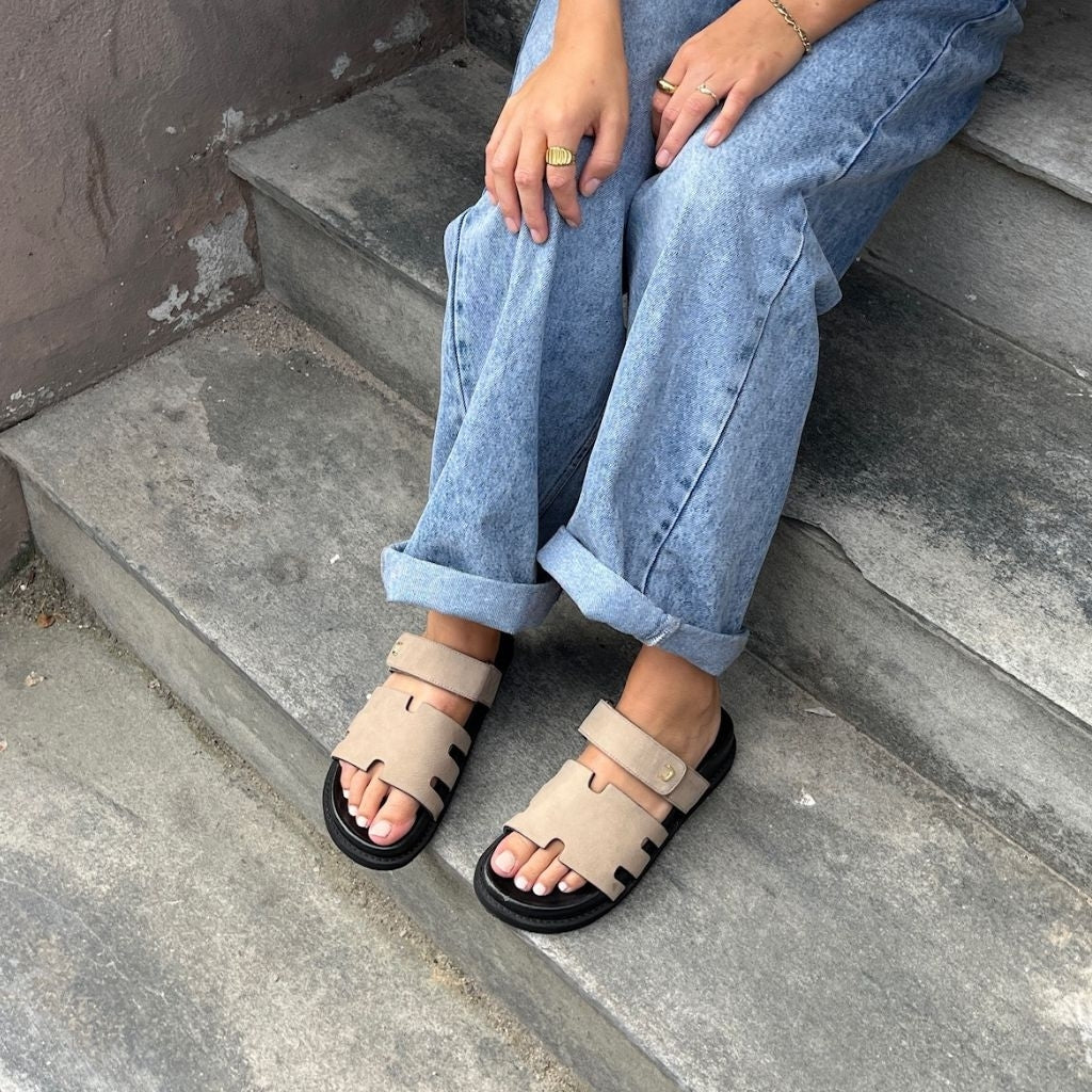 COPENHAGEN SHOES SUMMER PASSION PLAIN Slippers 0301 BISCUIT