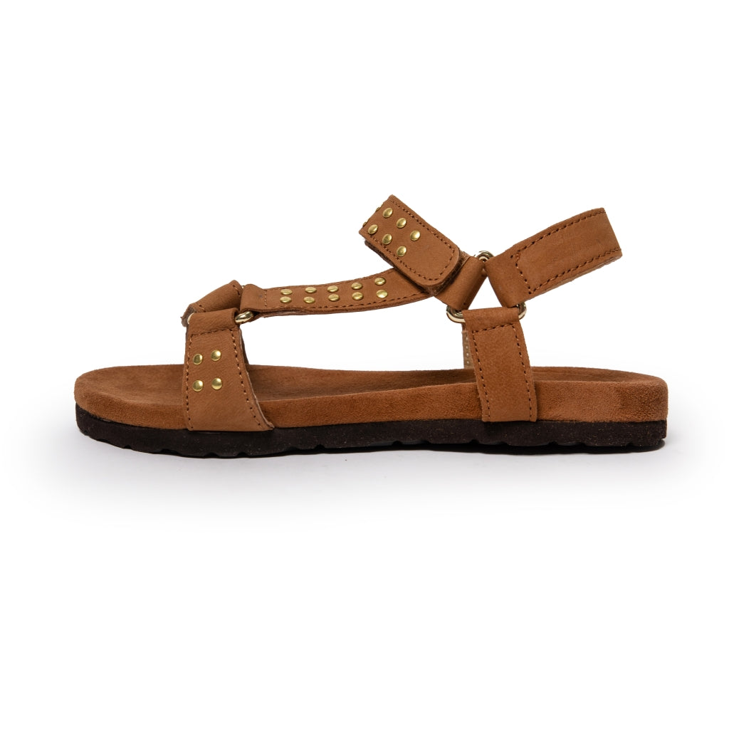 COPENHAGEN KIDS SWEAT SUEDE KIDS BS. Sandalen 0241 COGNAC