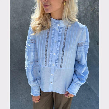 STORIES FROM THE ATELIER by COPENHAGENSHOES THE BREEZE SHIRT 254 Light blue