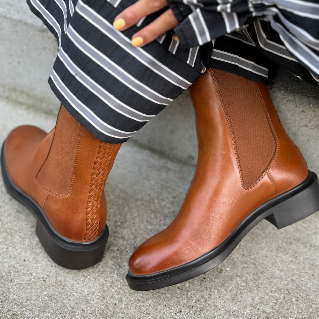 COPENHAGEN SHOES THE CITY LIFE Stiefel 0241 COGNAC