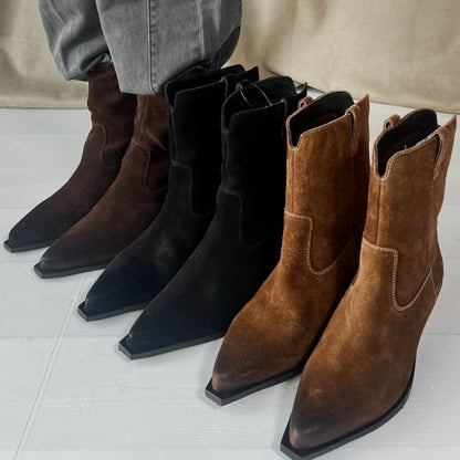 COPENHAGEN SHOES THE COUTURE WALK S. Stiefel 0018 DK BROWN