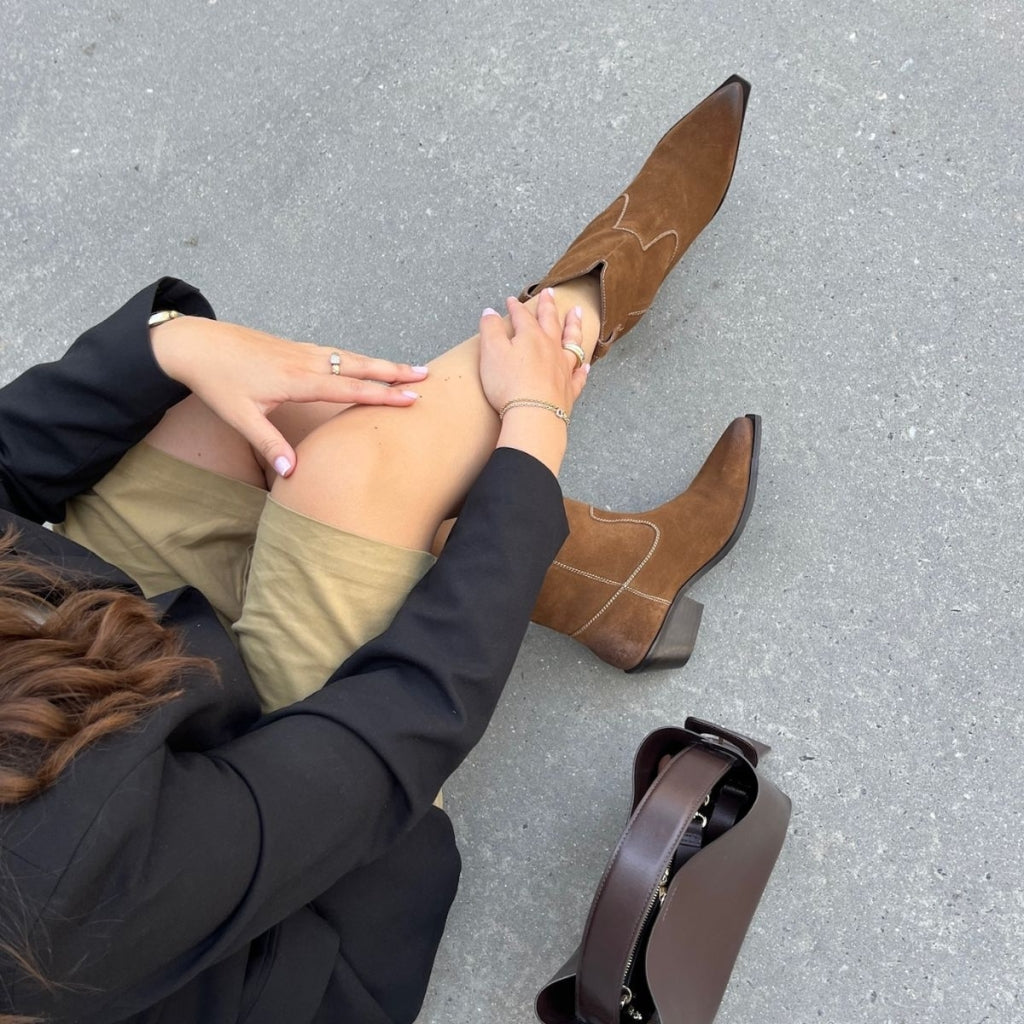 COPENHAGEN SHOES THE COUTURE WALK S. Stiefel 0134 TOBACCO