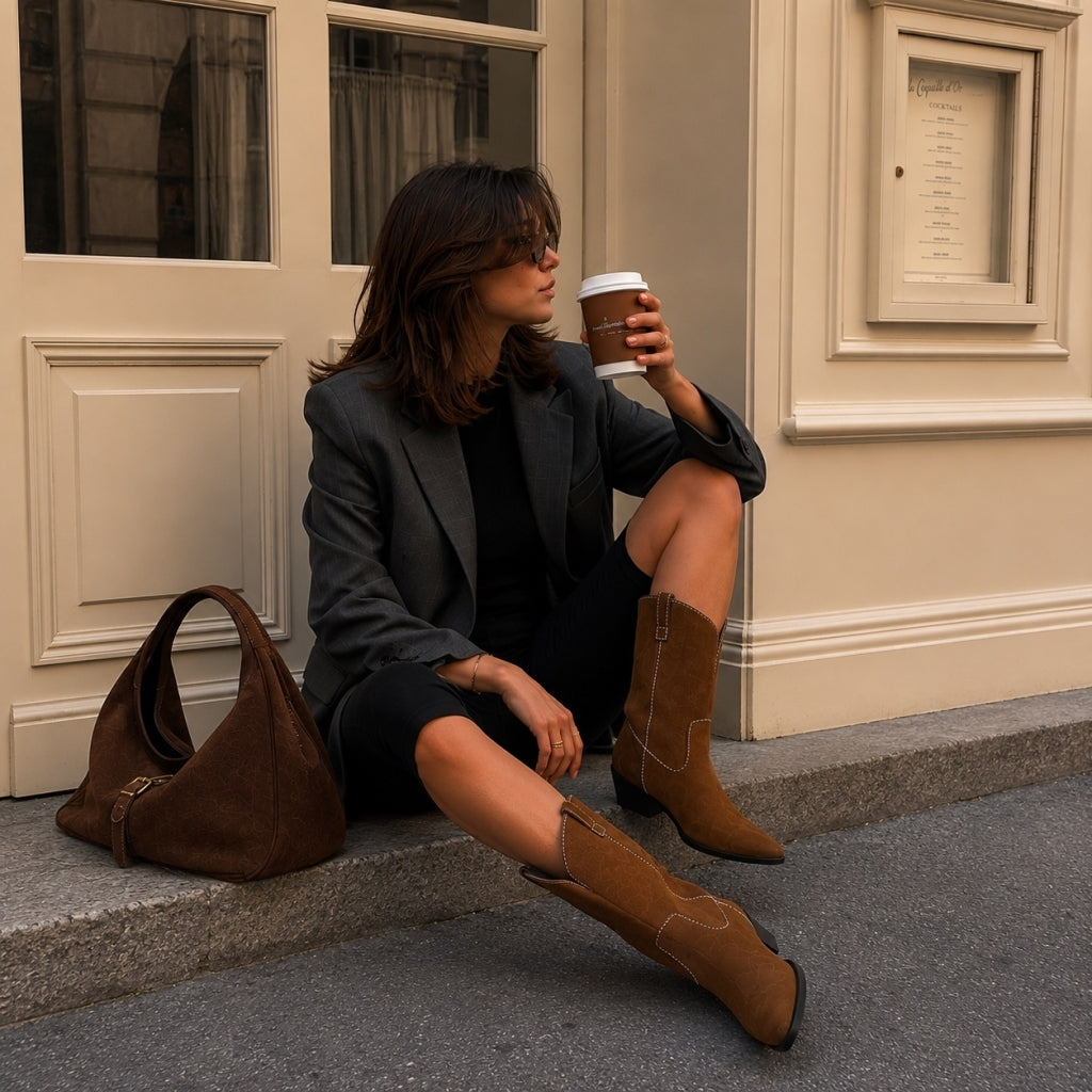 COPENHAGEN SHOES THE COUTURE WALK S. Stiefel 0134 TOBACCO