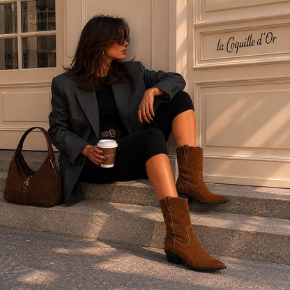 COPENHAGEN SHOES THE COUTURE WALK S. Stiefel 0134 TOBACCO