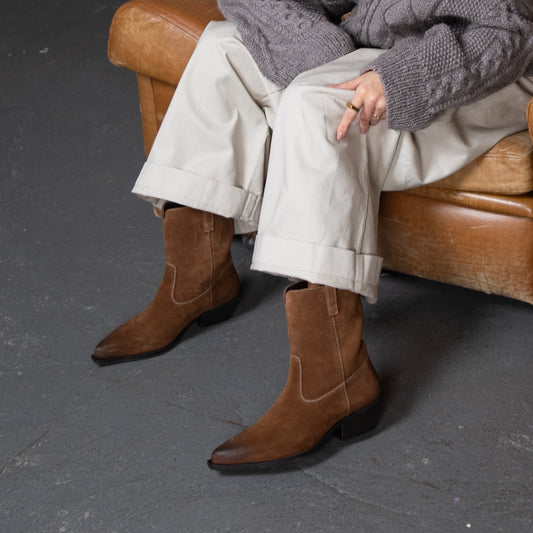 COPENHAGEN SHOES THE COUTURE WALK S. Stiefel 0134 TOBACCO