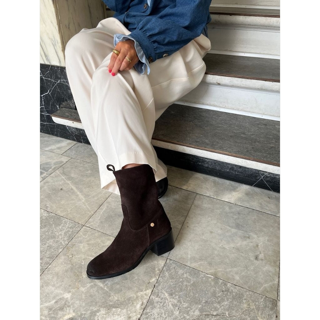 COPENHAGEN SHOES THE REAL WALKING SUEDE Stiefel 0012 BROWN