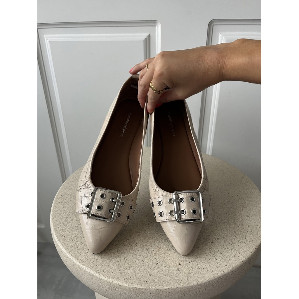 COPENHAGEN SHOES THE REASON WHY-CREAME CRC. Ballerinas 2061 CREAME CRC.