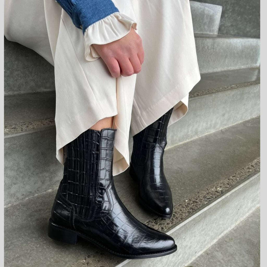 COPENHAGEN SHOES THE STATEMENT Stiefel 0001 BLACK