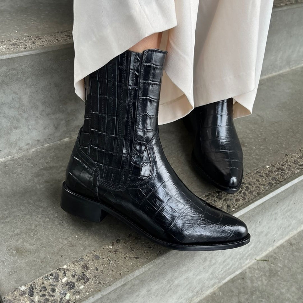 COPENHAGEN SHOES THE STATEMENT Stiefel 0001 BLACK