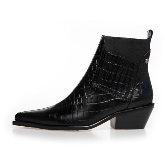 COPENHAGEN SHOES THE WALKING BOOT - LEATHER Stiefel 0001 BLACK