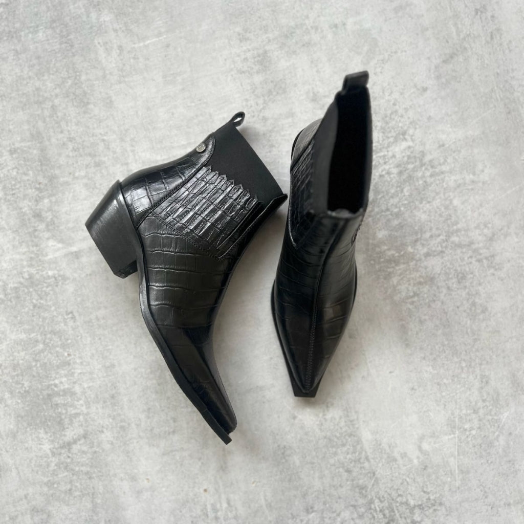 COPENHAGEN SHOES THE WALKING BOOT - LEATHER Stiefel 0001 BLACK