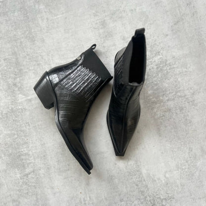 COPENHAGEN SHOES THE WALKING BOOT - LEATHER Stiefel 0001 BLACK