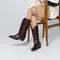 COPENHAGEN SHOES TULIPS Long boot 422 Wine red
