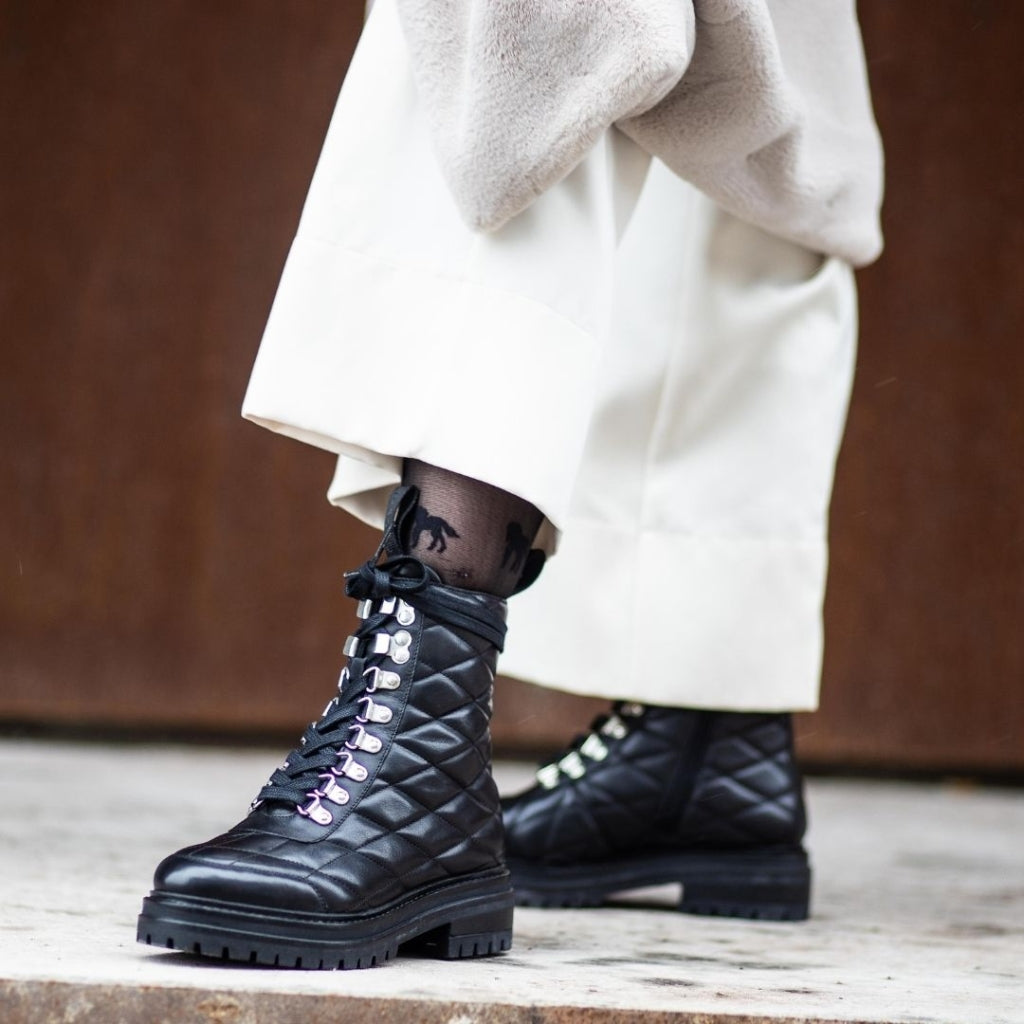 COPENHAGEN SHOES WATCH QUILTED Stiefel 001 Black