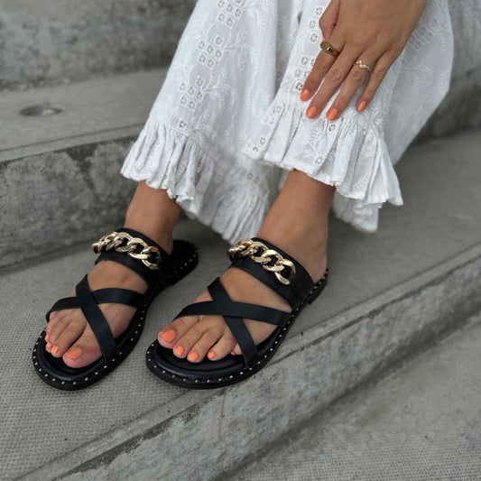 COPENHAGEN SHOES WHEN I FLY Slippers 0001 BLACK