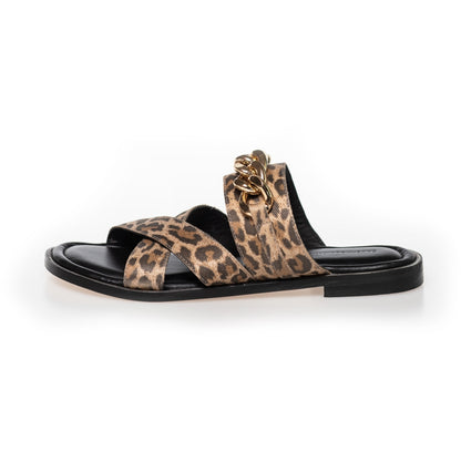 COPENHAGEN SHOES WHEN I FLY - LEP. Slippers 1500 LEOPARD