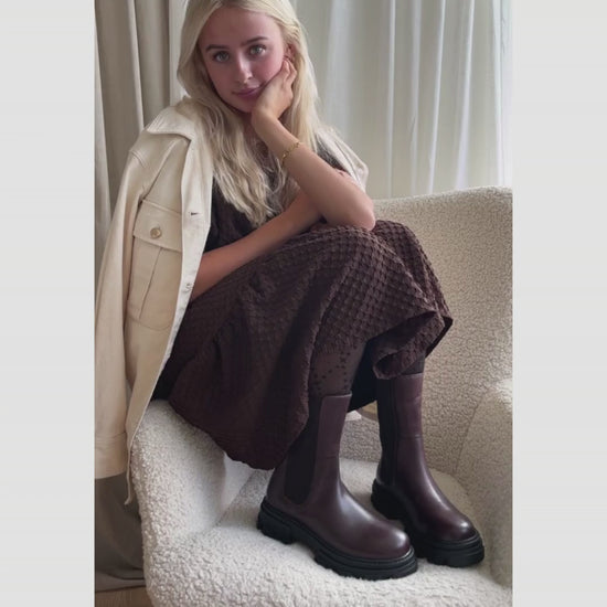 COPENHAGEN SHOES PENNY GIRL Stiefel 123 Dark brown (black outsole)