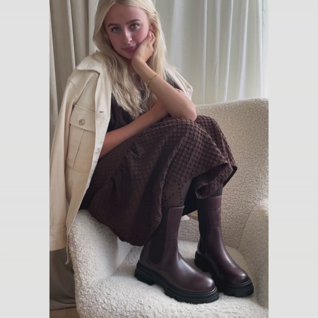 COPENHAGEN SHOES PENNY GIRL Stiefel 123 Dark brown (black outsole)