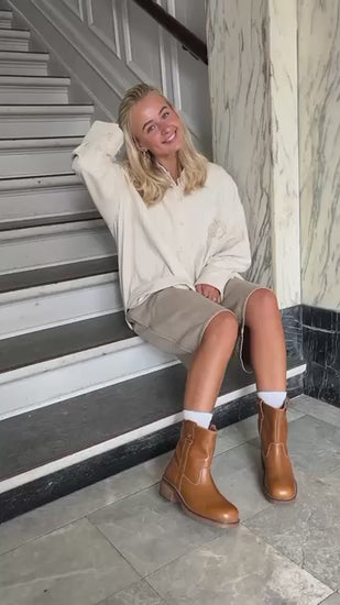 COPENHAGEN SHOES SAY MORE - BROWN/TAN Stiefel 125 TAN