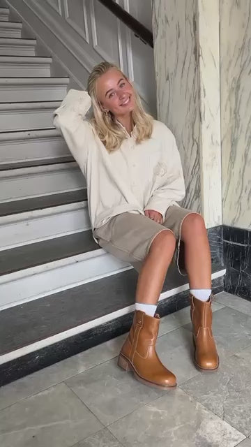 COPENHAGEN SHOES SAY MORE - BROWN/TAN Stiefel 125 TAN