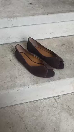 COPENHAGEN SHOES LIKE A MELODY PLAIN Ballerinas 004 Dark brown