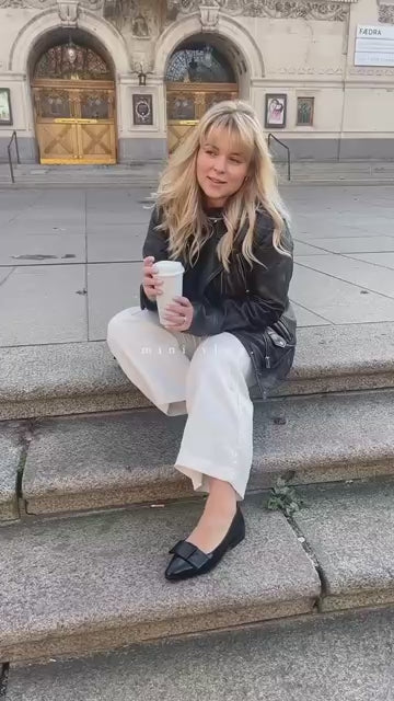 COPENHAGEN SHOES KEEP DREAMING PATENT Ballerinas 0001 BLACK