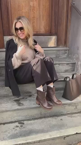 COPENHAGEN SHOES SAY MORE - BROWN/TAN Stiefel 0012 BROWN